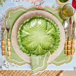 Mrs. Alice Olive Green Hobnail Jug & Glasses (Set of 6)< Glassware Sets