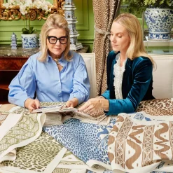 Mrs. Alice Olive Green Leopard Fabric< Serena Fresson Fabrics