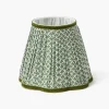 Mrs. Alice Olive Green Lotus Lampshade (18cm)< Summer Lighting | Lampshades