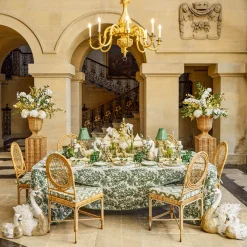 Mrs. Alice Olive Ikat Seat Pad Cushions (Set of 4)< Cushions