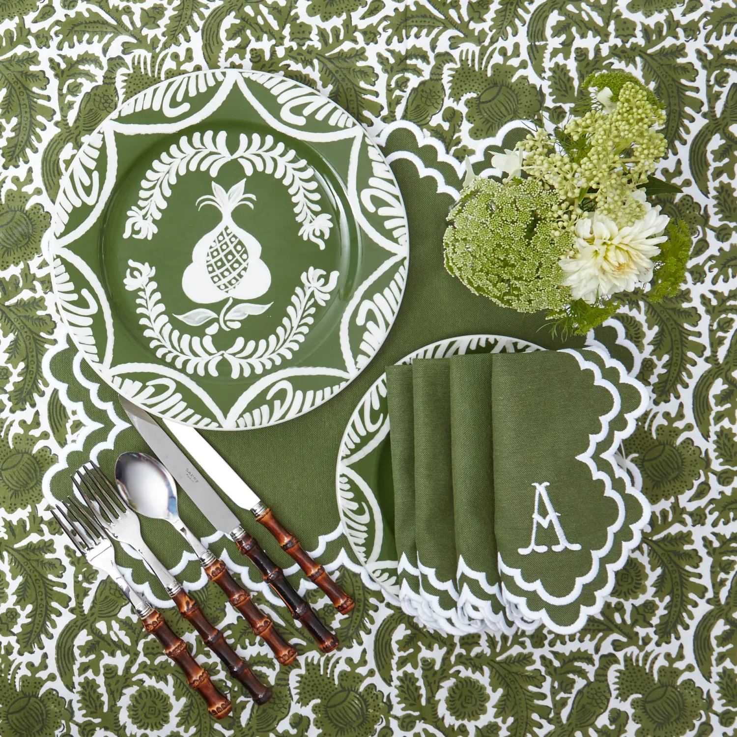 Mrs. Alice Olive Pheasant Tablecloth< Tablecloths