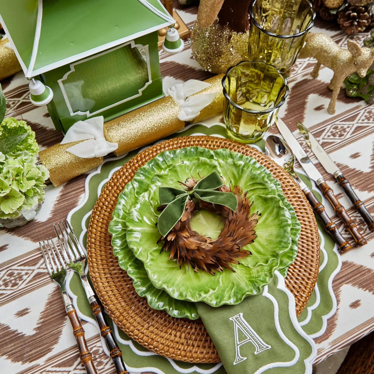 Mrs. Alice Olive Scalloped Glassware (Set of 12)< Glasses | Glassware Sets