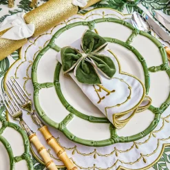 Mrs. Alice Olivia White & Gold Placemats (Set of 4)< Placemats