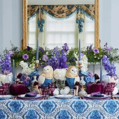 Mrs. Alice Ophelia Blue & Gold Owl (Pair)< Autumn Decorations