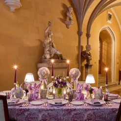 Mrs. Alice Pagoda Lilac Linen Napkins (Set of 4)< Napkins