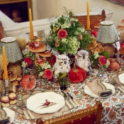 Mrs. Alice Pair of Tawny Owls< Autumn Decorations