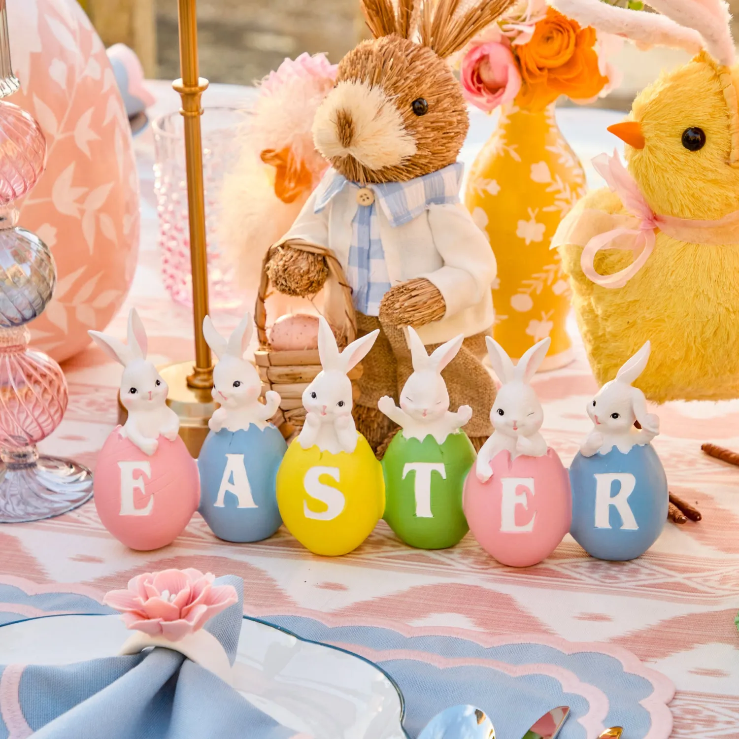 Mrs. Alice Pastel Easter Sign< Spring Decorations