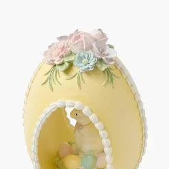 Mrs. Alice Pastel Yellow Bunny in Egg< Spring Decorations