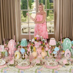 Mrs. Alice Pastel Yellow Bunny in Egg< Spring Decorations