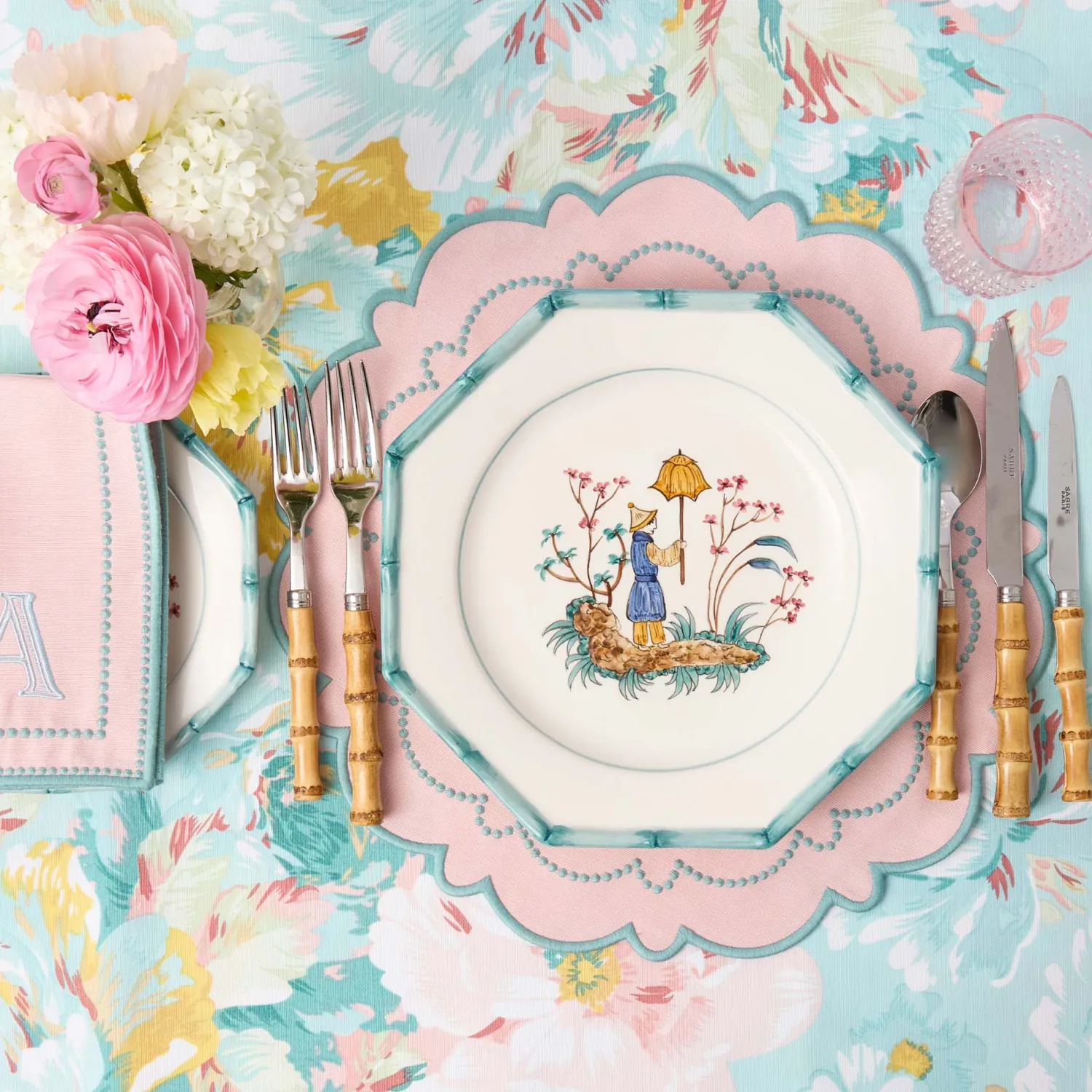 Mrs. Alice Patricia Bamboo Dinner Plates (Set of 4)< Summer Crockery | Dinner Plates