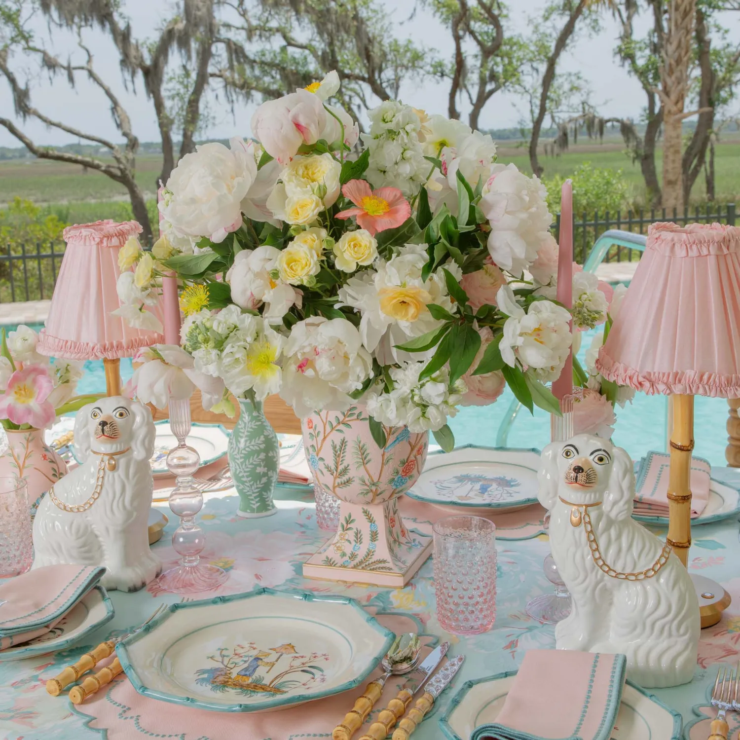 Mrs. Alice Patricia Bamboo Dinner Plates (Set of 4)< Summer Crockery | Dinner Plates