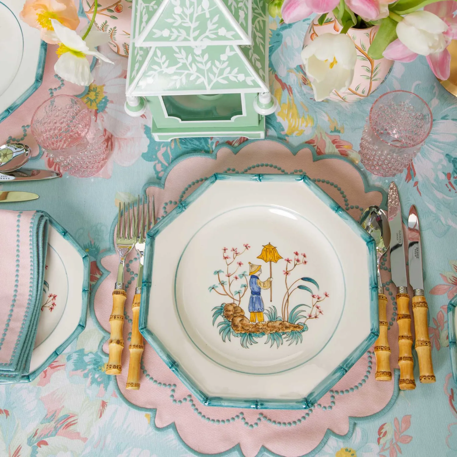 Mrs. Alice Patricia Bamboo Dinner Plates (Set of 4)< Summer Crockery | Dinner Plates