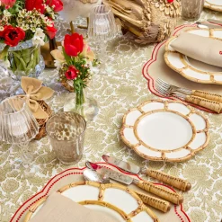 Mrs. Alice Petal Bamboo Starter Plate (Set of 4)< Summer Crockery | Starter Plates