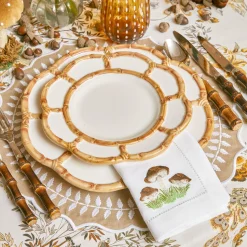 Mrs. Alice Petal Bamboo Starter Plate (Set of 4)< Summer Crockery | Starter Plates