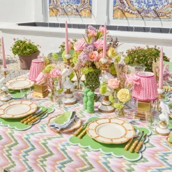 Mrs. Alice Petal Bamboo Starter Plate (Set of 4)< Summer Crockery | Starter Plates