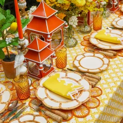 Mrs. Alice Petal Bamboo Starter Plate (Set of 4)< Summer Crockery | Starter Plates