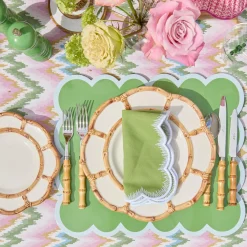 Mrs. Alice Petal Bamboo Starter Plate (Set of 4)< Summer Crockery | Starter Plates