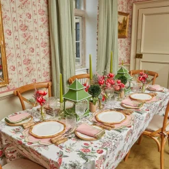 Mrs. Alice Pink Birdsong Tablecloth< Tablecloths