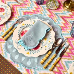 Mrs. Alice Pink Flowers Dinner & Starter Plates (Set of 8)< Summer Crockery | Crockery Sets