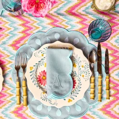 Mrs. Alice Pink Flowers Dinner & Starter Plates (Set of 8)< Summer Crockery | Crockery Sets