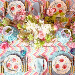 Mrs. Alice Pink Flowers Dinner Plates (Set of 4)< Summer Crockery | Dinner Plates