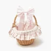 Mrs. Alice Pink Gingham Basket< Spring Decorations