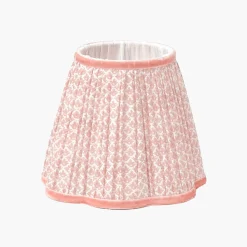 Mrs. Alice Pink Leonora Lacquer Rechargeable Lamp with Pink Lotus Shade (18cm)< Rechargeable Table Lamps | For The Millenial