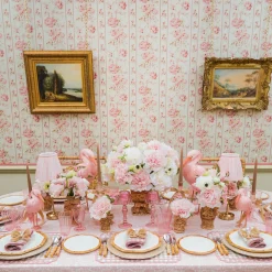 Mrs. Alice Pink Lotus Lampshade (18cm)< Lampshades