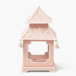 Mrs. Alice Pink Mini Chinoiserie Pagoda Lanterns (Pair)< Summer Candleware | Year-round Decorations