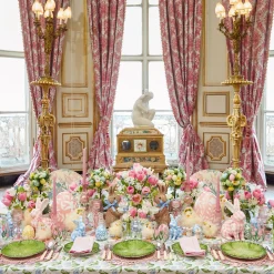 Mrs. Alice Pink Pia Woven Placemats (Set of 4)< Placemats