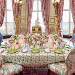 Mrs. Alice Pink Pia Woven Placemats (Set of 4)< Placemats