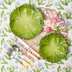 Mrs. Alice Pink Pia Woven Placemats (Set of 4)< Placemats