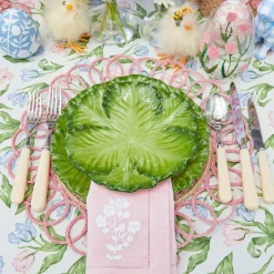 Mrs. Alice Pink Pia Woven Placemats (Set of 4)< Placemats