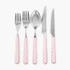 Mrs. Alice Pink Polka Dot Cutlery (5 piece)< Cutlery Sets