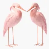 Mrs. Alice Pink Saskia Stork (Pair) - 60cm< Spring Decorations