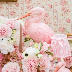 Mrs. Alice Pink Saskia Stork (Pair) - 60cm< Spring Decorations