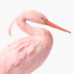 Mrs. Alice Pink Saskia Stork (Pair) - 60cm< Spring Decorations