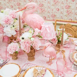 Mrs. Alice Pink Saskia Stork (Pair) - 60cm< Spring Decorations