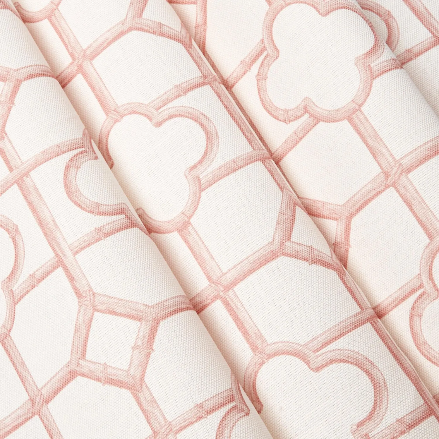 Mrs. Alice Pink Shaded Bamboo Fabric< Serena Fresson Fabrics