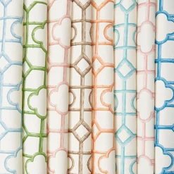 Mrs. Alice Pink Shaded Bamboo Fabric< Serena Fresson Fabrics