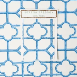 Mrs. Alice Pink Shaded Bamboo Fabric< Serena Fresson Fabrics