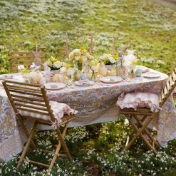 Mrs. Alice Pink Wicker Napkin Bow (Set of 4)< Napkin Rings & Bows