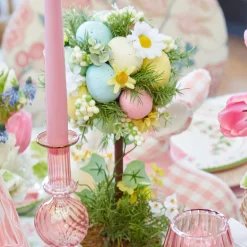 Mrs. Alice Potted Easter Egg Tree (Pair)< Spring Decorations