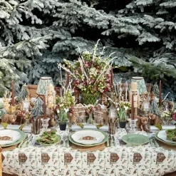 Mrs. Alice Potted Faux Frosted Snowdrop (Pair)< Christmas Decorations