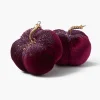Mrs. Alice Purple Glitter Pumpkin (Pair)< Autumn Decorations