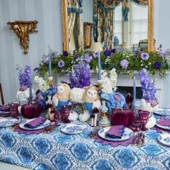 Mrs. Alice Purple Glitter Pumpkin (Pair)< Autumn Decorations