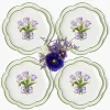 Mrs. Alice Purple Tulip Dinner & Starter Plates (Set of 8)< Crockery Sets