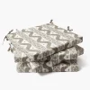 Mrs. Alice Putty Ikat Seat Pad Cushions (Set of 4)< Cushions