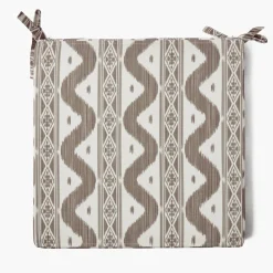Mrs. Alice Putty Ikat Seat Pad Cushions (Set of 4)< Cushions