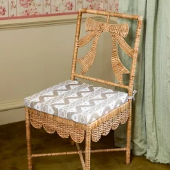 Mrs. Alice Putty Ikat Seat Pad Cushions (Set of 4)< Cushions